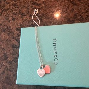 Tiffany and Co Double Heart Necklace